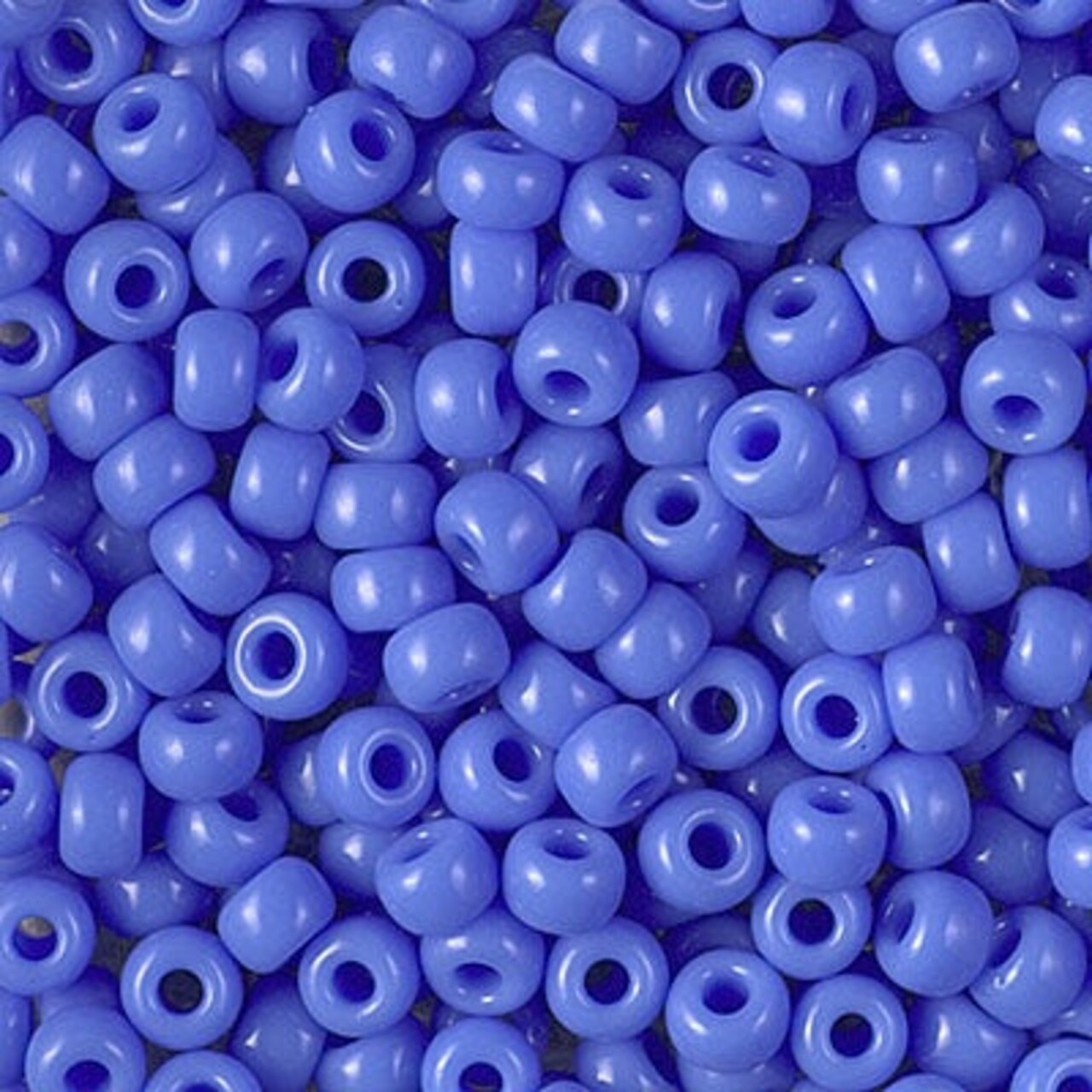 Miyuki Size 6 Round Seed Bead, Opaque Periwinkle, 6-417L, 10 grams